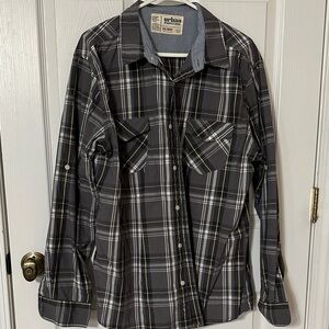 Urban Pipeline Gray Button-Up Shirt